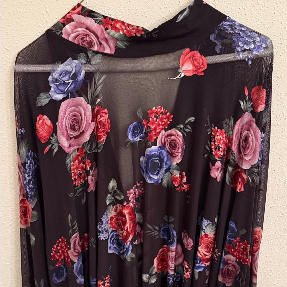 Cesar Galindo Floral Robe - Picture 8 of 8